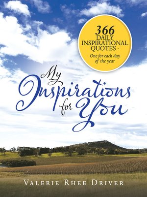 cover image of My Inspirations for You